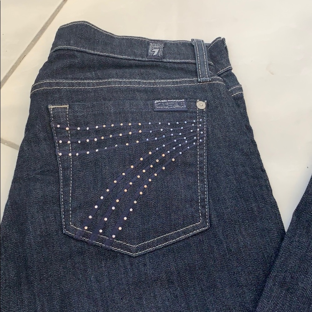 7 for all mankind dark wash dojo jeans!  New!!!